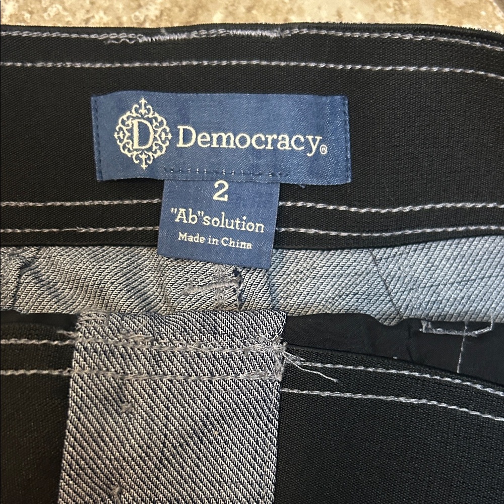 Democracy Black and Gray Shorts - Picture 2 of 3